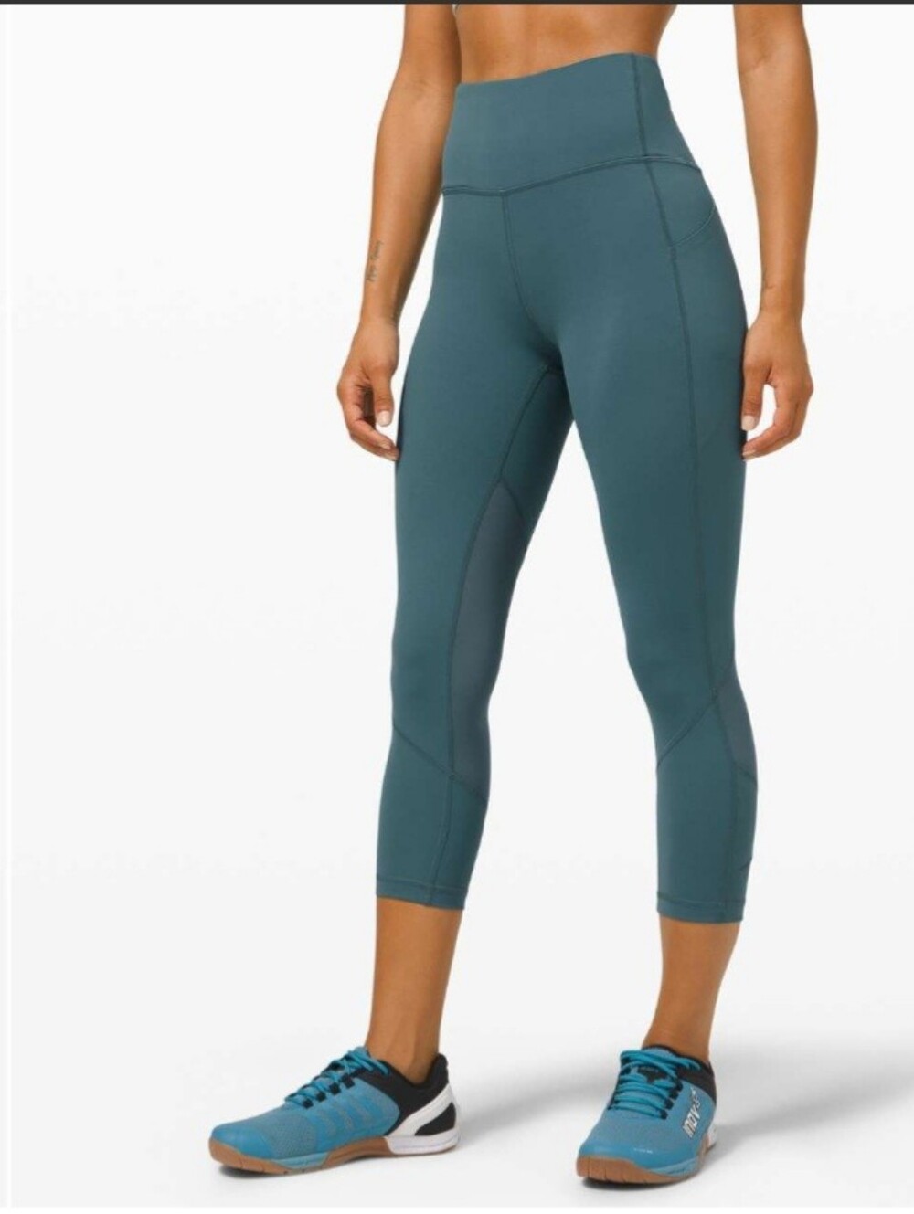 Lululemon Pace Rival High-Rise Crop 22/Desert Teal Size 6